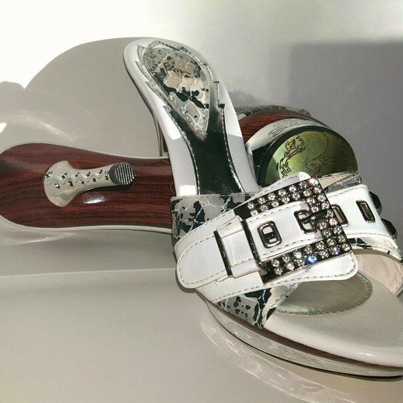 Bling! Bolaro heeled slides - Picture 8 of 8
